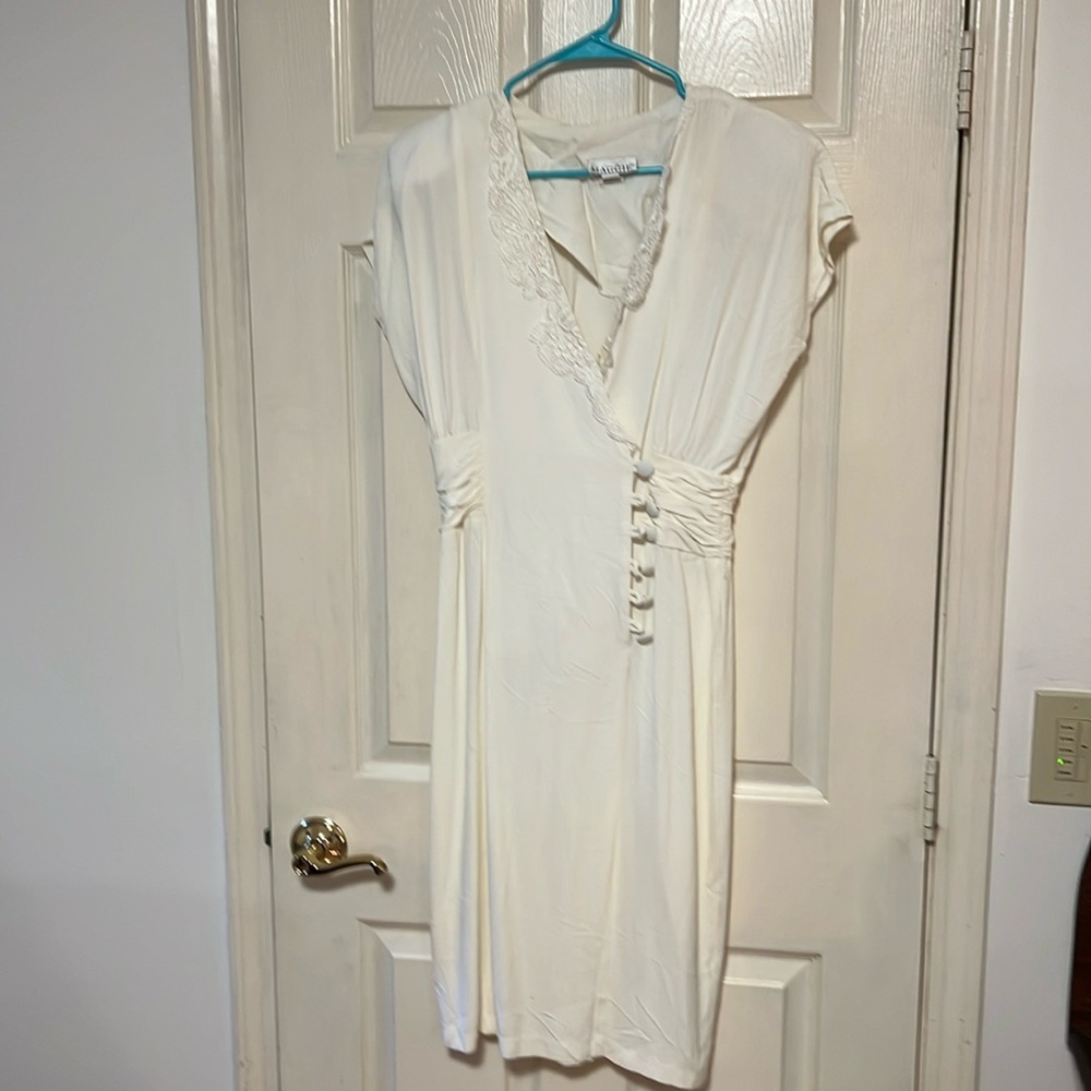 Cream dress size 9-10 Maggie brand